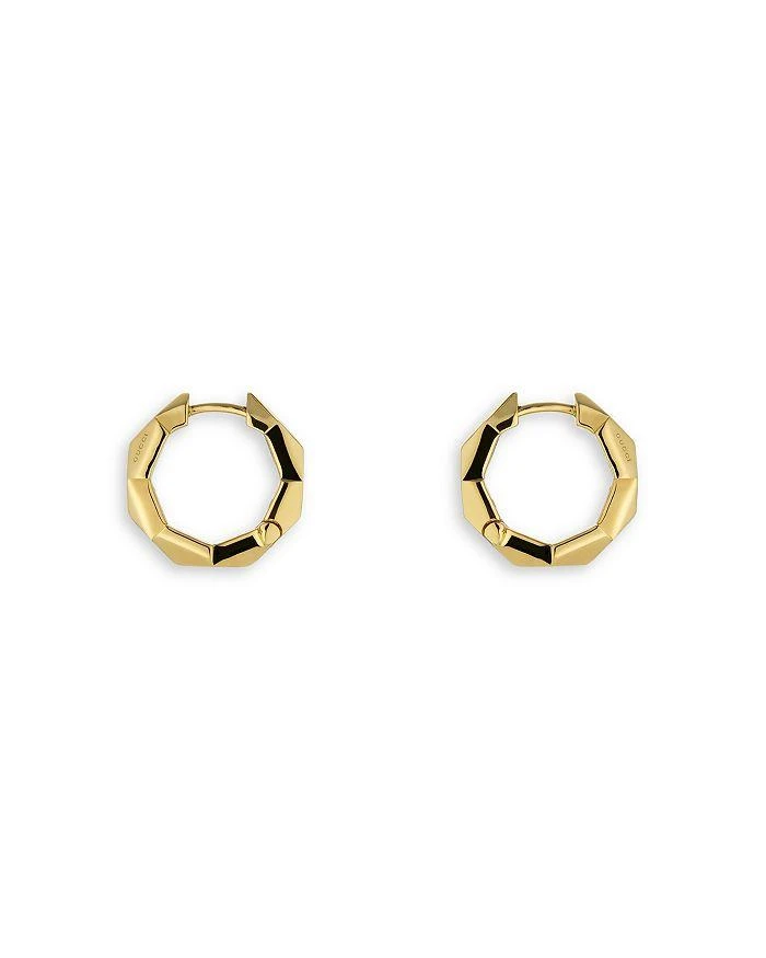 Gucci 18K Yellow Gold Link to Love Hoop Earrings 3
