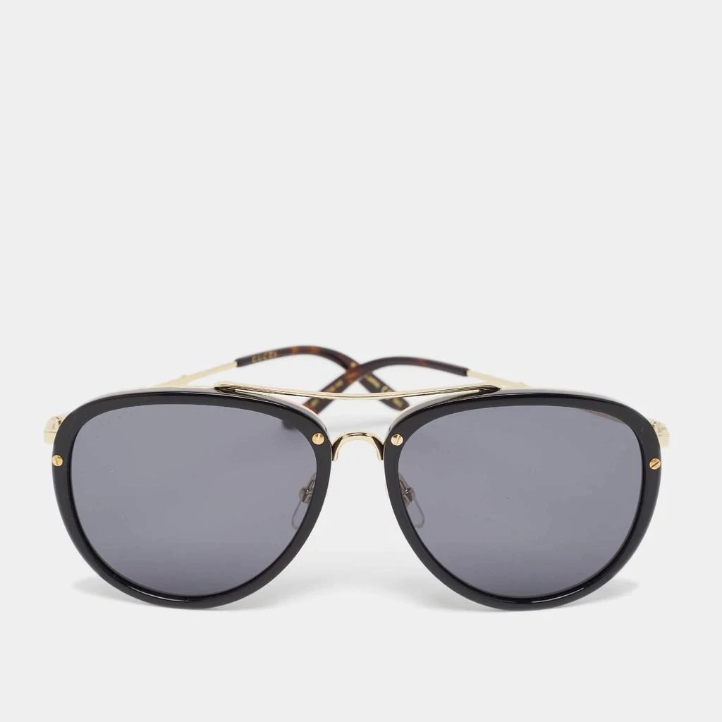 Gucci Gucci Black/Gold GG0662S Aviator Sunglasses 1
