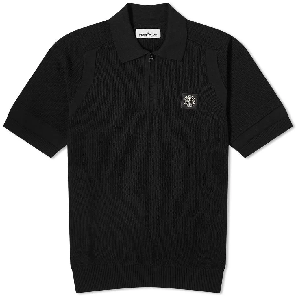 Stone Island Stone Island Soft Cotton Patch Knitted Polo Shirt 1