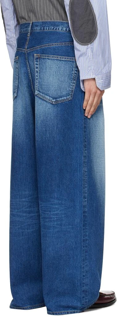 Junya Watanabe Blue Garment Treated Jeans 3