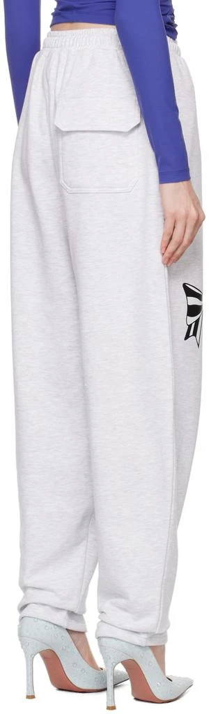 Pushbutton Gray Ribbon Printed Sweatpants 3