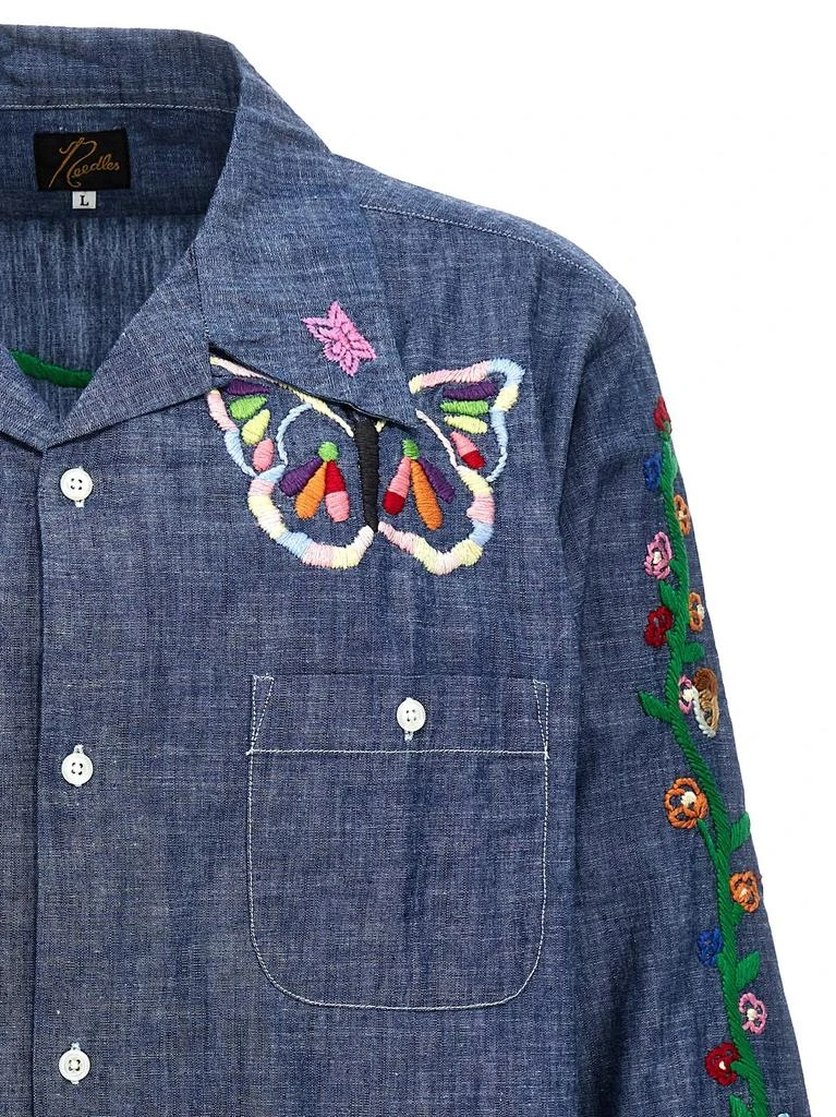 Needles Needles Chambray Embroidery Shirt 4