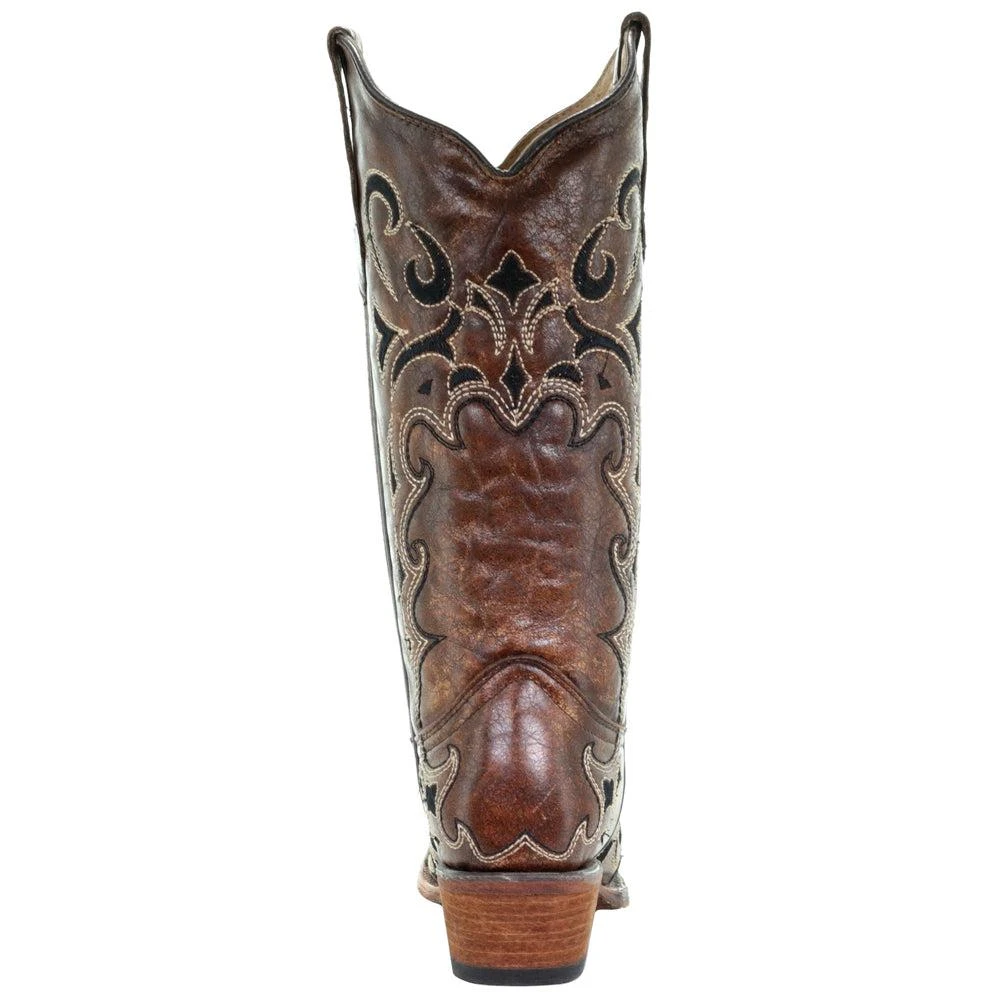 Corral Boots L5247 Embroidery Snip Toe Cowboy Boots 3