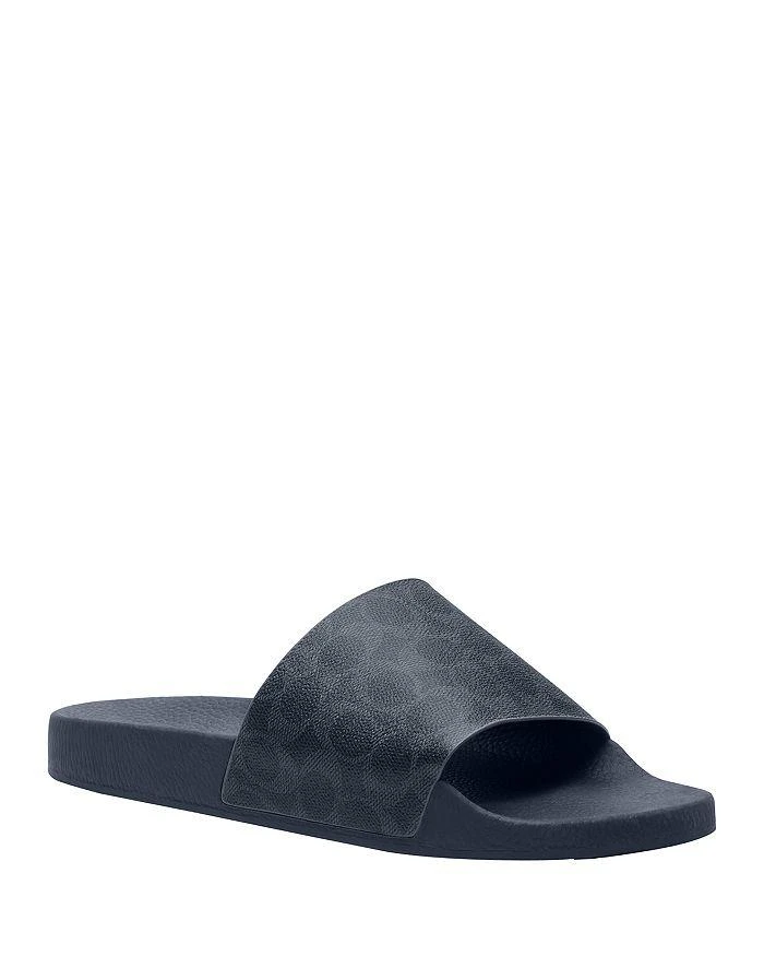 Coach Men
s Signature Canvas Pool Slides 5