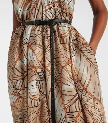 Brunello Cucinelli Slim leather belt 2