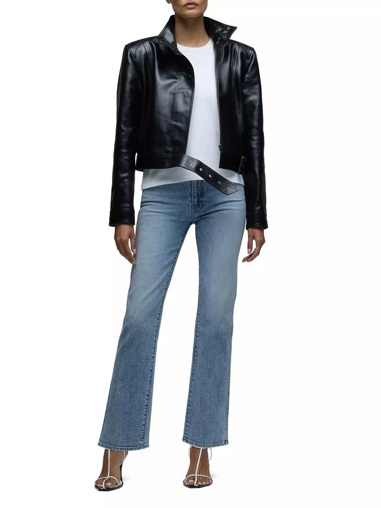 Hudson Brooks Nader x Hudson Breaux High-Rise Straight Ankle Jeans 2