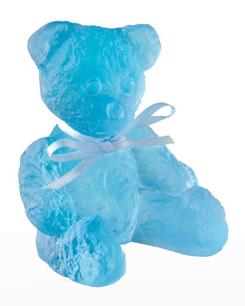 Daum Mini Blue Doudours Teddy Bear