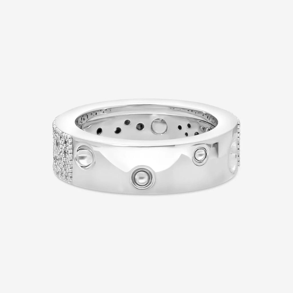 Roberto Coin Roberto Coin Pois Moi Luna 18K White Gold Diamond Band Ring Sz. 6.5 8882509AW70X-copy 3