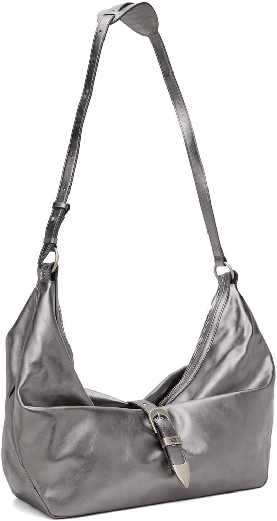 Marge Sherwood Gunmetal Belted Bag