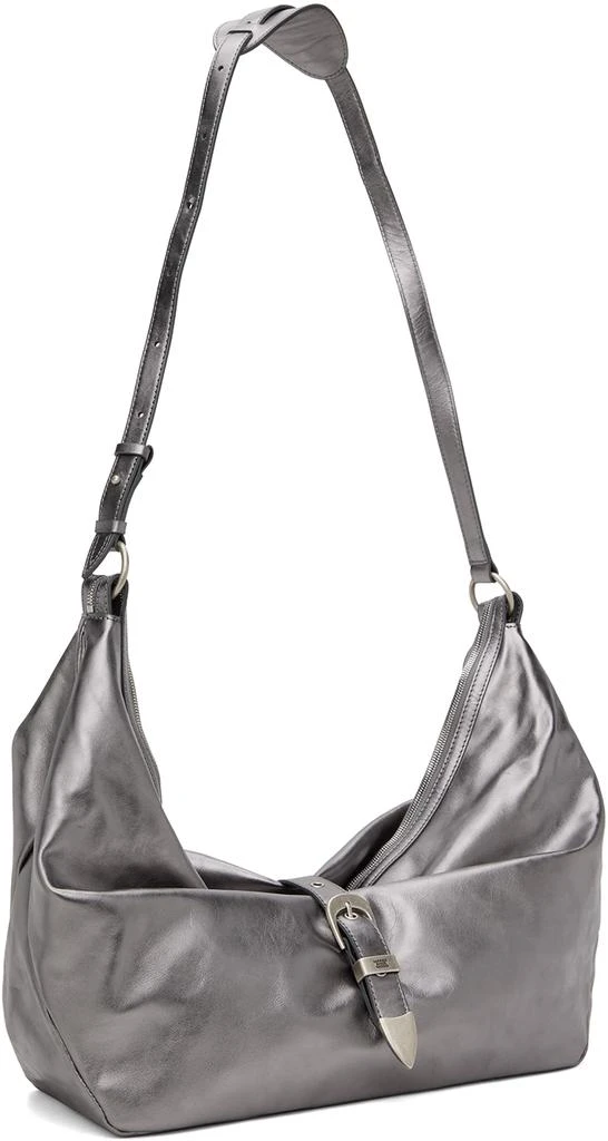 Marge Sherwood Gunmetal Belted Bag 2