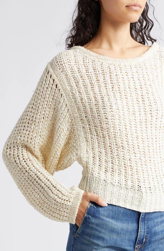 Ramy Brook Clea Metallic Boat Neck Sweater 4