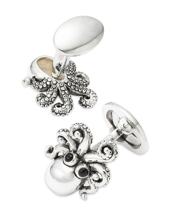 Jan Leslie Sterling Silver Octopus Cufflinks