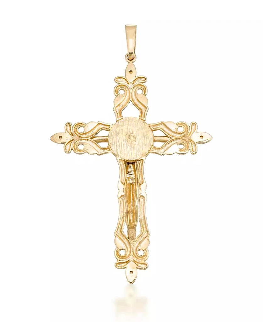Macy
s Crucifix Pendant In 10K Yellow Gold 2