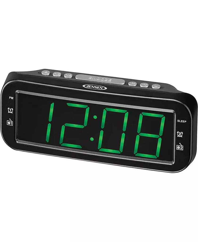 Jensen JCR-206 Clock Radio Digital Am/Fm Dual Alarm