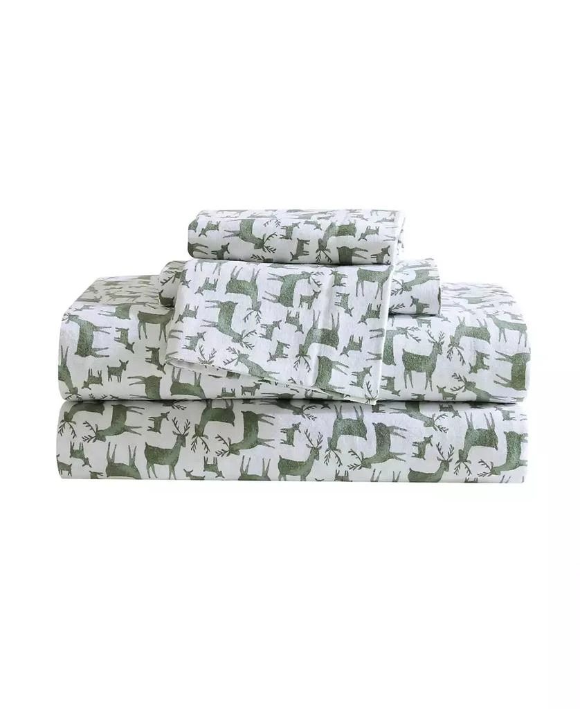 Eddie Bauer Holiday Cotton Flannel 3 Pc. Sheet Set, Twin 1