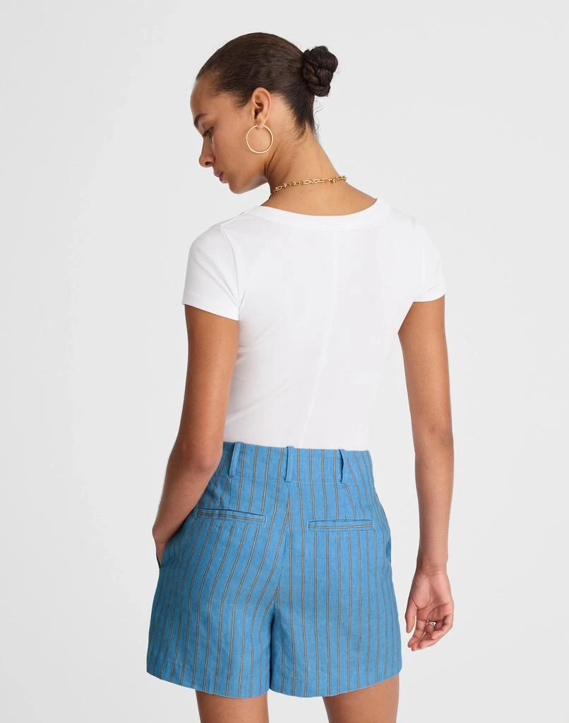 Madewell Pintucked Shorts in 100% Linen 4