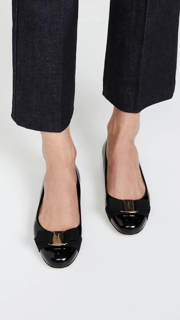 Salvatore Ferragamo Varina Patent Flats 2