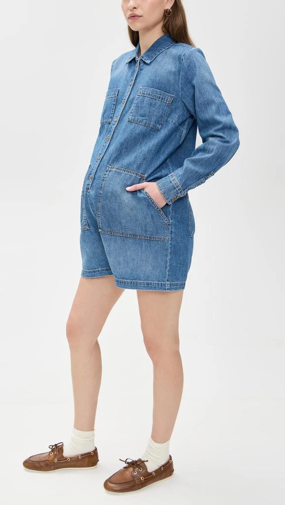 HATCH The Denim Utility Romper 3
