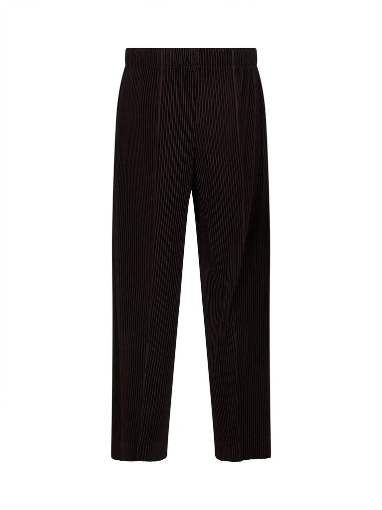HOMME PLISSE ISSEY MIYAKE HOMME PLISSE ISSEY MIYAKE | Egg plant black MONTHLY COLORS : JANUARY trousers | Man | 2 2