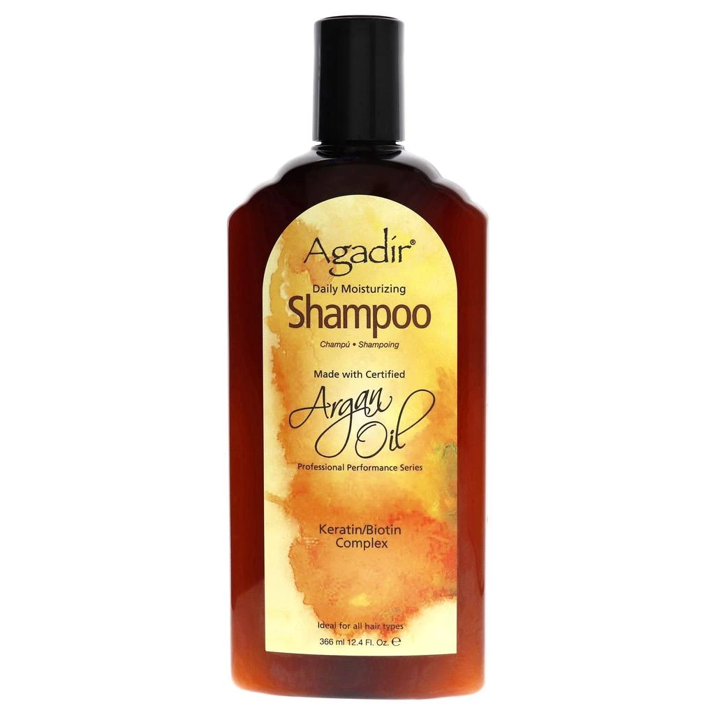 Agadir Argan Oil Daily Moisturizing Shampoo by  for Unisex - 12.4 oz Shampoo 1