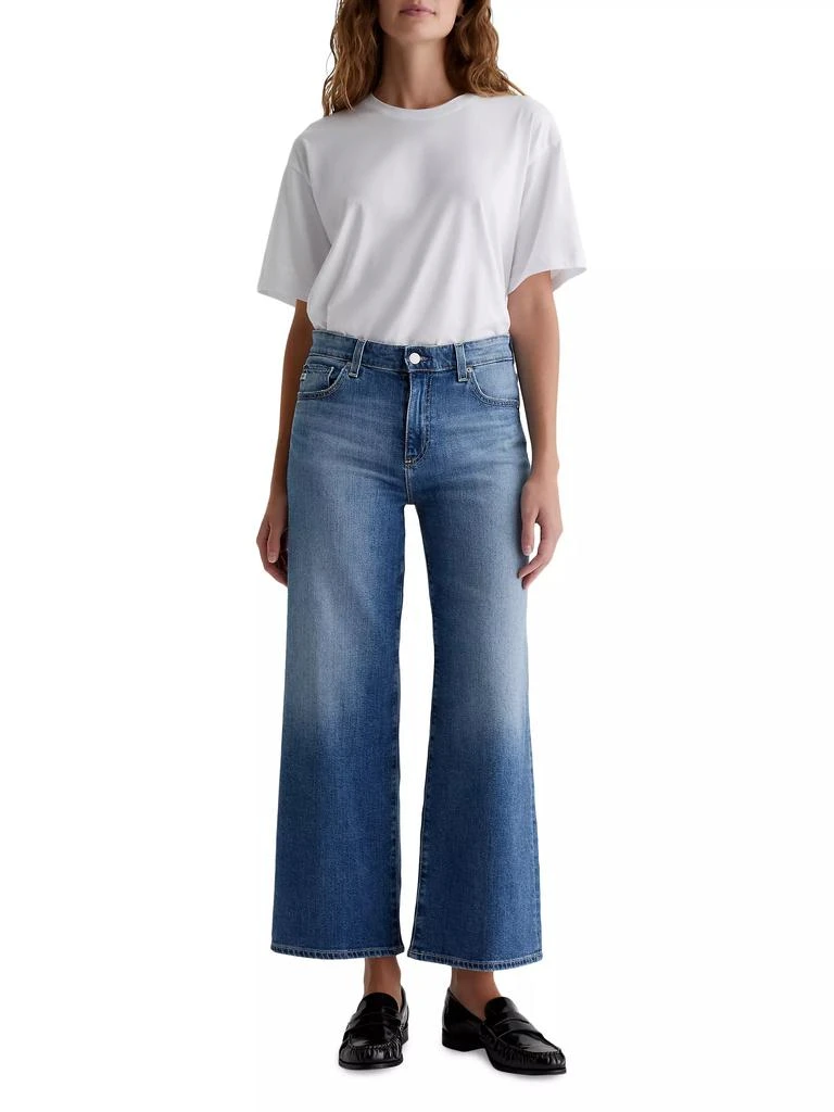 AG Jeans Saige Wide-Leg Crop Jeans 2