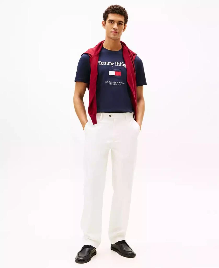 Tommy Hilfiger Men's Logo Embroidered Flag T-Shirt 2