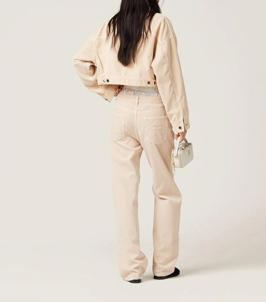 Miu Miu Corduroy Cropped Jacket 3