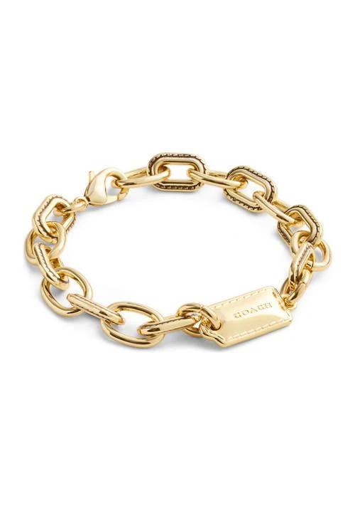 Coach Signature Stitched Chain Link Bracelet 1