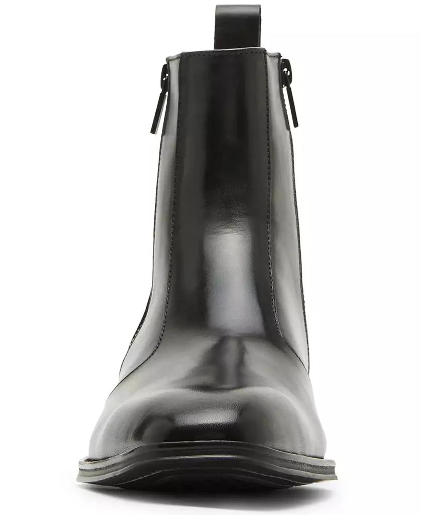 Steve Madden Men's Hyphen Side-Zip Leather Dress Boot 4