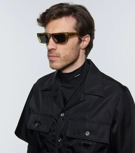 Prada Runway rectangular sunglasses 2