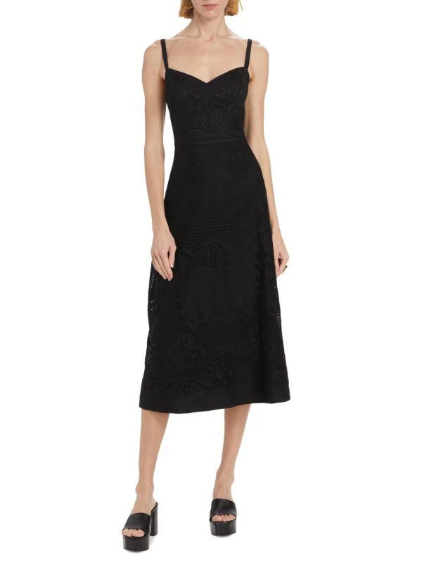 Kobi Halperin Willow Summer Lace Midi-Dress 1