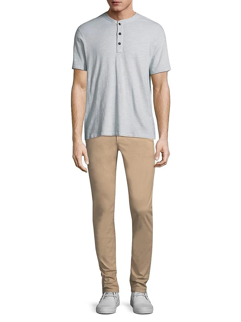 Rag & Bone Textured Slim-fit Short Sleeve Henley T-Shirt 2