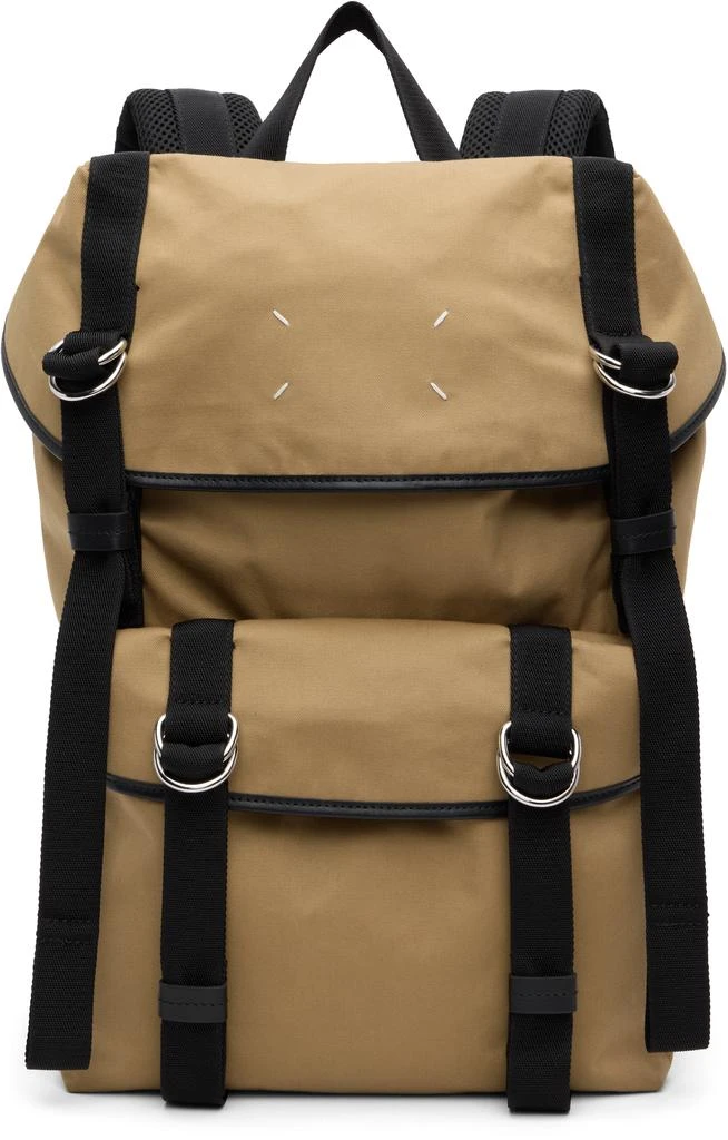MAISON MARGIELA Beige High Tech Medium Backpack