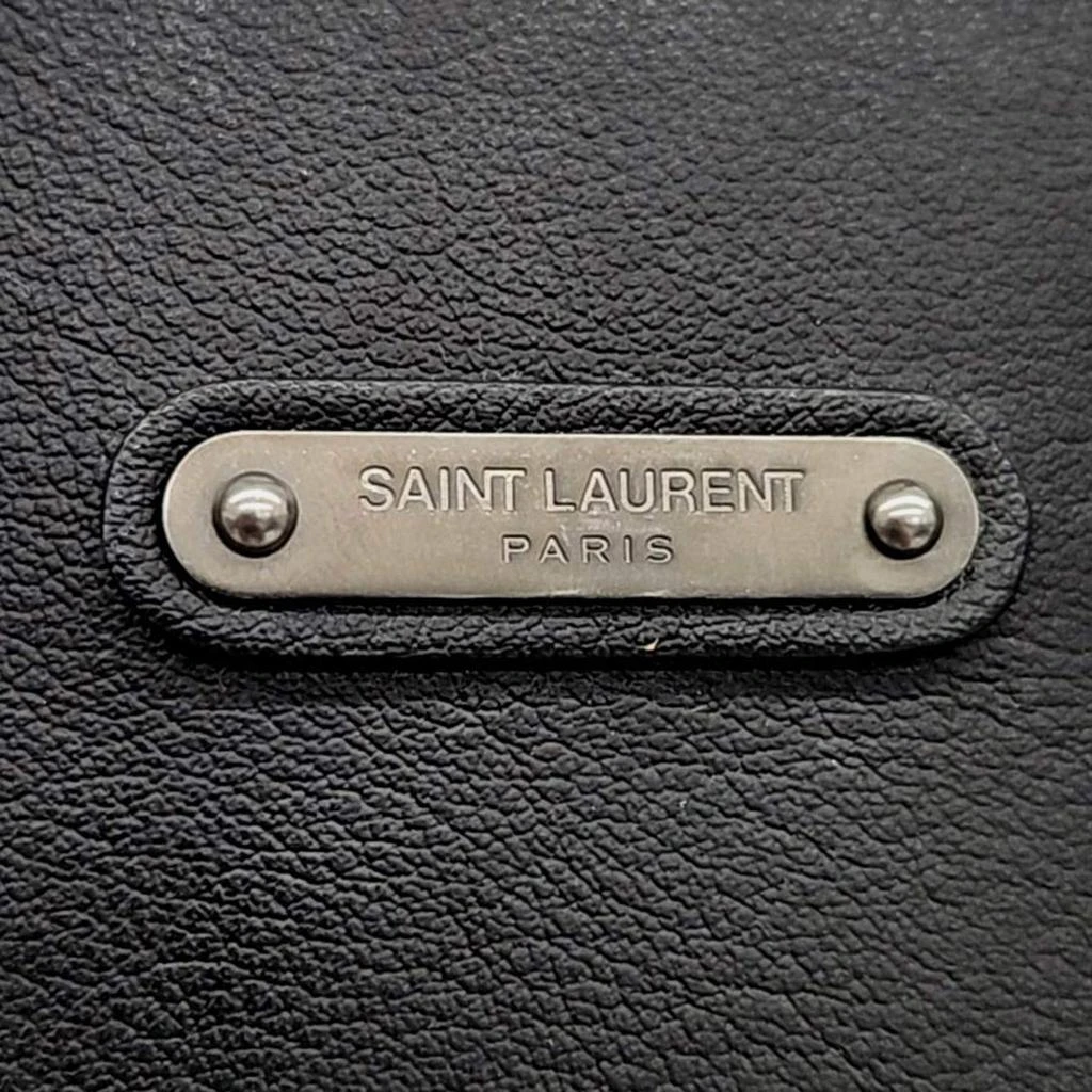 Yves Saint Laurent Saint Laurent Black Leather Bold Shopper Bag 6