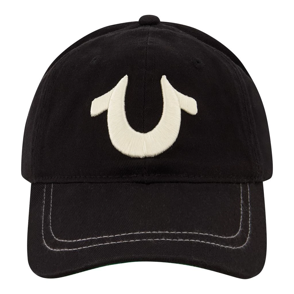 Concept One True Religion Cap, 5 Panel Cotton Twill Kids Baseball Hat with Horseshoe Logo, Adjustable Hook and Loop Closure 1