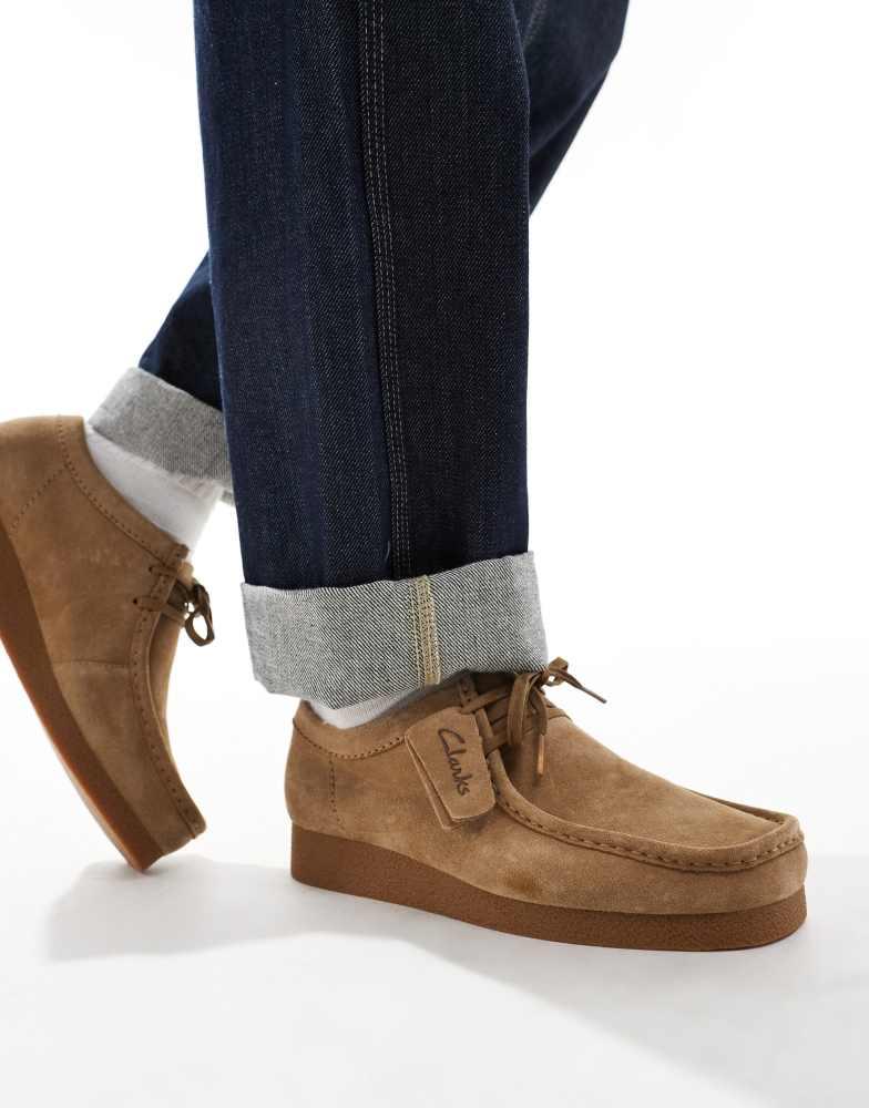 Clarks Clarks Wallabee EVO in dark sand - Boots - Free Shipping