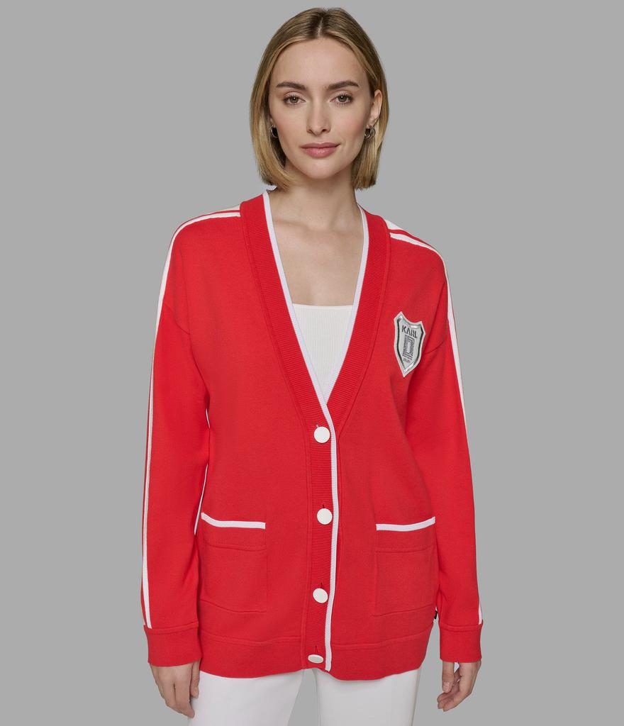 Karl Lagerfeld Paris KARL VARSITY CARDIGAN