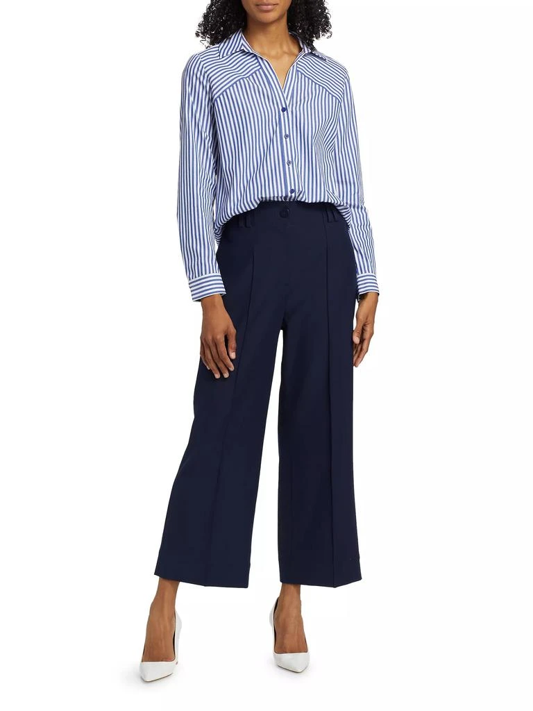 Tahari The Nikita Stripe Cotton Blouse 2