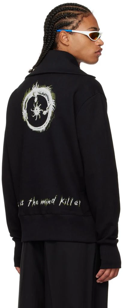 MARINE SERRE Black Ouroboros Sweatshirt 3