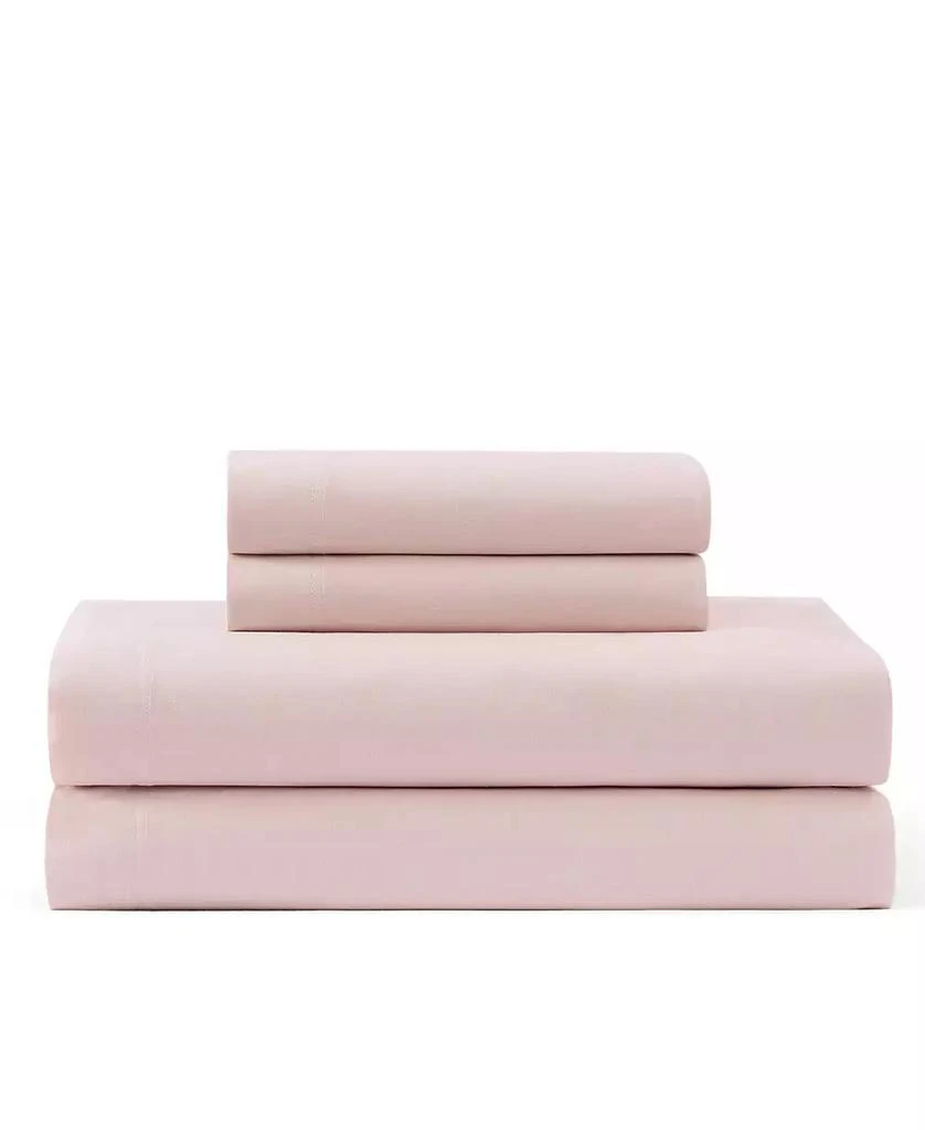 Tommy Hilfiger Solid 144-Thread Count Cotton Chambray Washed 3-Pc. Sheet Set 1