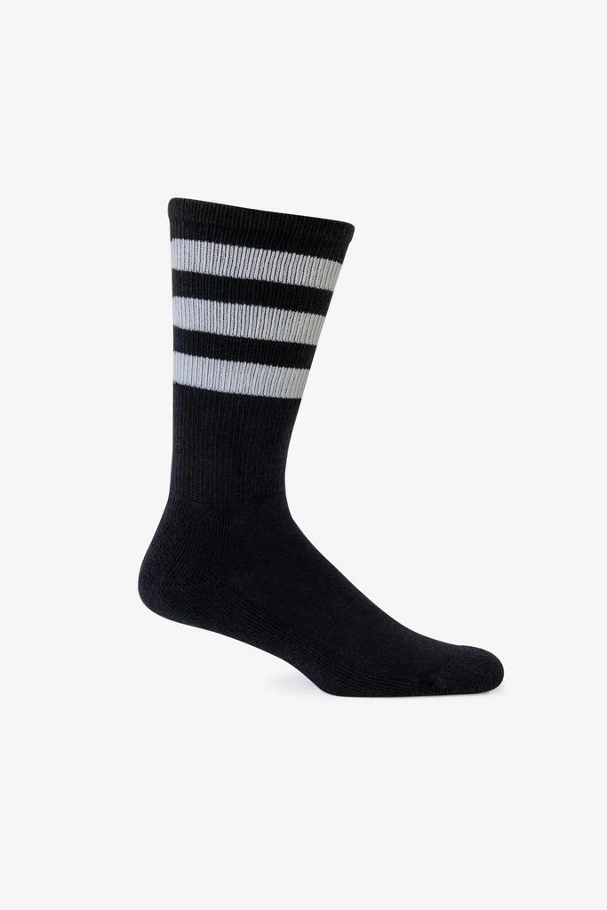 Los Angeles Apparel CALFSOCK - Unisex 3-Stripe Calf Sock 73