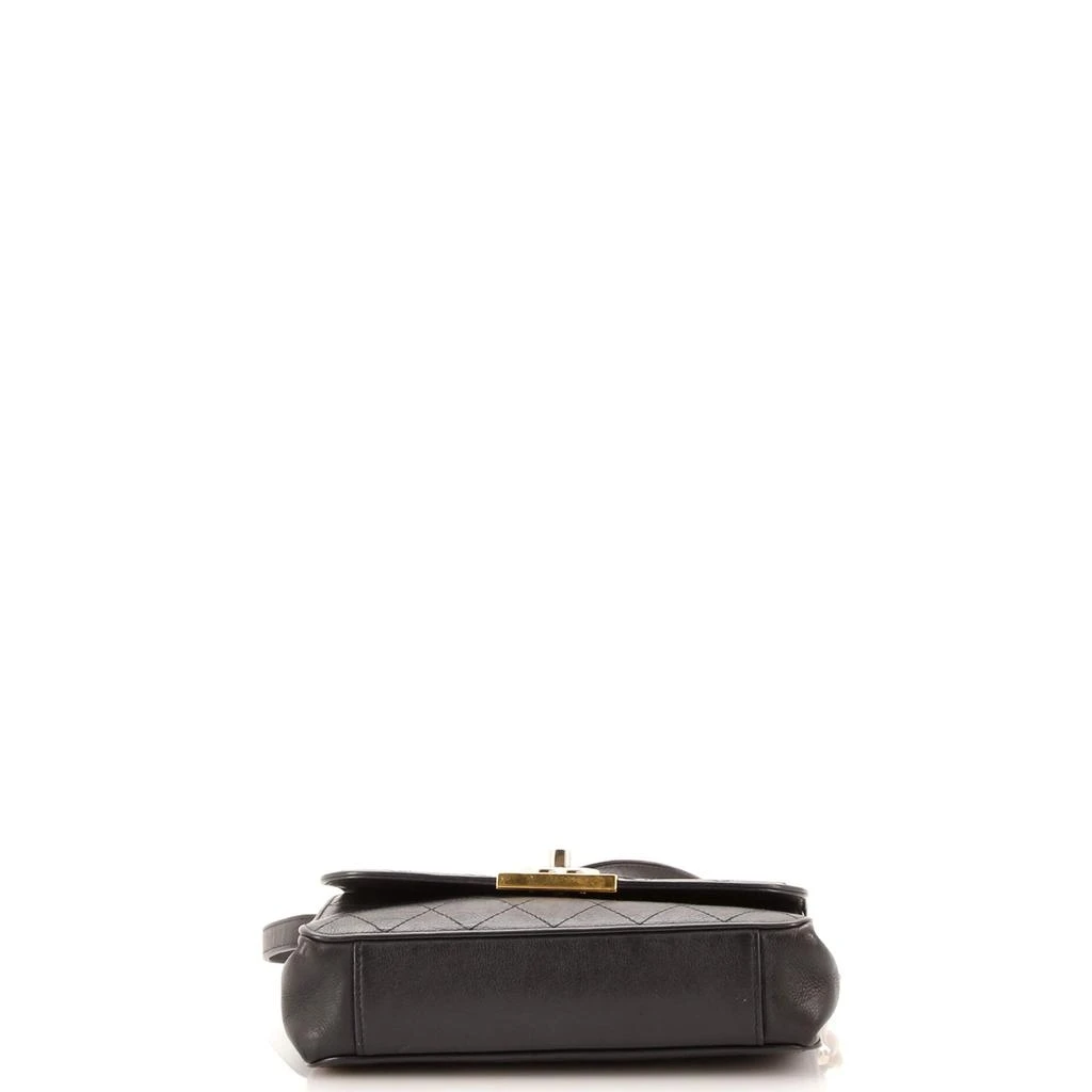 Chanel Straight Lines Flap Bag Quilted Calfskin Small 4