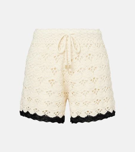 Zimmermann Rhiannon crochet cotton shorts 1