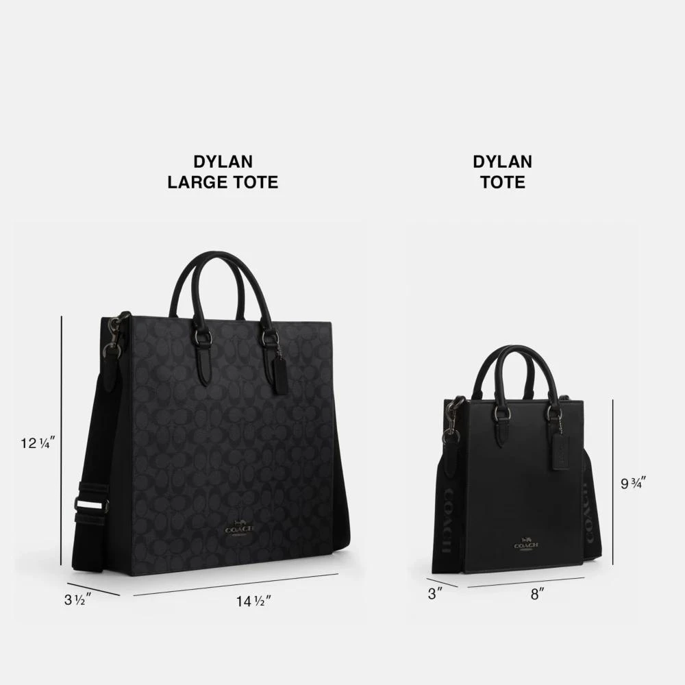 Coach Dylan Large Tote Bag In Signature Canvas 7