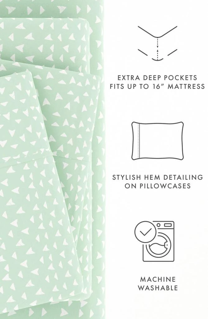 IENJOY HOME IENJOY HOME Premium Ultra Soft Urban Arrows Pattern 4-Piece Bed Sheet Set 5