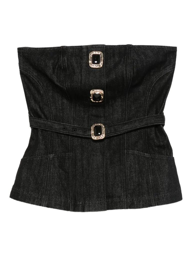 Self Portrait Self-Portrait Lace Trim Knit Top