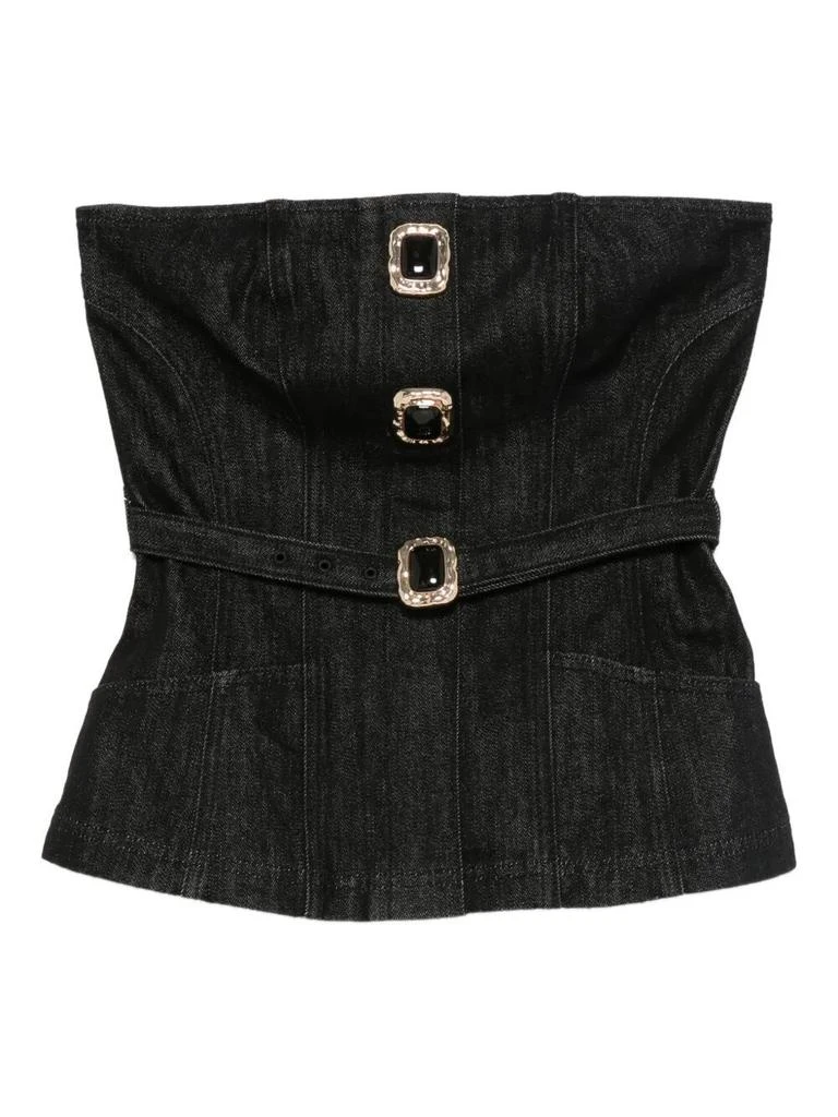 Self Portrait Self-Portrait Lace Trim Knit Top 1