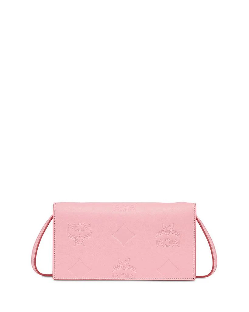 MCM Aren Embossed Monogram Chain Wallet 4