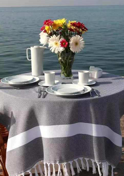 Linum Home Textiles Home Diamond Pestemal Beach Towel 5