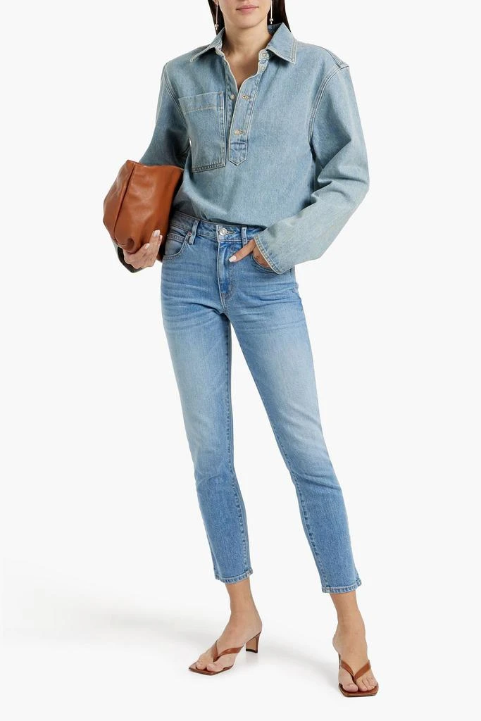 SLVRLAKE Lou Lou cropped mid-rise slim-leg jeans 2